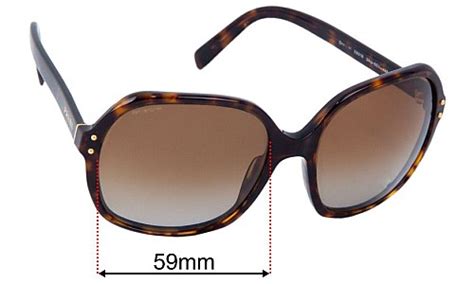 Prada SPR 15P (59mm) Replacement Lenses – Fuse Lenses